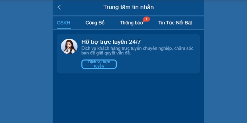 Nếu gặp vấn đề nạp tiền 58WIN hãy liên hệ đến CSKH 